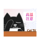 黒猫・ドンドン -日常- (日本語)（個別スタンプ：35）