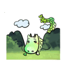 ほのぼの緑龍さん日常スタンプ（個別スタンプ：19）