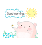 Baby Kuma Yokoと Lemmon Chicks（個別スタンプ：1）
