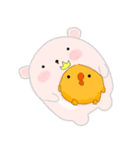 Baby Kuma Yokoと Lemmon Chicks（個別スタンプ：34）