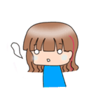 女の子のスタンプ(挨拶とか)（個別スタンプ：23）