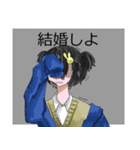 ツインテールくん（個別スタンプ：21）