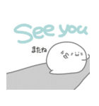ご近所あざらし ー無難編 with Englishー（個別スタンプ：14）