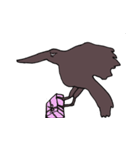 からすの様子（個別スタンプ：10）