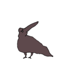 からすの様子（個別スタンプ：22）