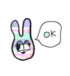 愛、虚無、うさぎ（個別スタンプ：21）