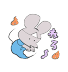 たのしいねずみ（個別スタンプ：34）