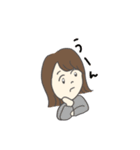 使いやすい女の子の挨拶スタンプ（個別スタンプ：29）