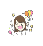 使いやすい女の子の挨拶スタンプ（個別スタンプ：31）