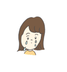 使いやすい女の子の挨拶スタンプ（個別スタンプ：35）