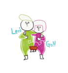 ニニン＆サンキャク（個別スタンプ：14）