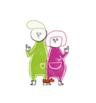 ニニン＆サンキャク（個別スタンプ：18）