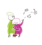 ニニン＆サンキャク（個別スタンプ：34）