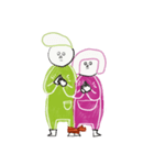 ニニン＆サンキャク（個別スタンプ：40）