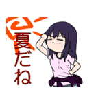 返事をする女の子たちver.2（個別スタンプ：1）