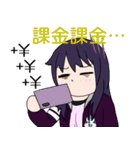 返事をする女の子たちver.2（個別スタンプ：35）