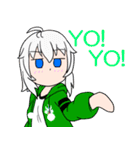 返事をする女の子たちver.2（個別スタンプ：40）