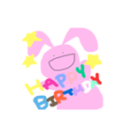 かわいいうさぎさんだよ（個別スタンプ：3）