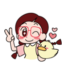 HUG ゆみ先生スタンプ（個別スタンプ：40）