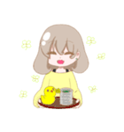 毎日使える☆やえばちゃんとぴよくん（個別スタンプ：3）