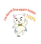 ねことらんでぶー (英語バージョン)（個別スタンプ：1）