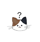 ミケ黒にゃんこのシンプルスタンプ（個別スタンプ：5）