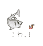 5さい いろえんぴつ画 スタンプ（個別スタンプ：3）