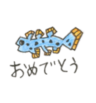 5さい いろえんぴつ画 スタンプ（個別スタンプ：24）