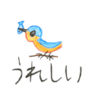 5さい いろえんぴつ画 スタンプ（個別スタンプ：34）