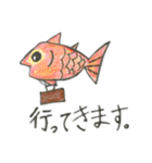 5さい いろえんぴつ画 スタンプ（個別スタンプ：36）
