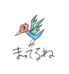 5さい いろえんぴつ画 スタンプ（個別スタンプ：38）