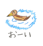 5さい いろえんぴつ画 スタンプ（個別スタンプ：40）