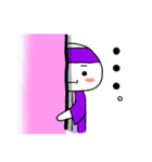推すマンー紫（個別スタンプ：3）