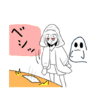 無表情と幽霊（個別スタンプ：2）