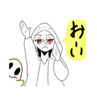 無表情と幽霊（個別スタンプ：9）