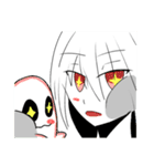 無表情と幽霊（個別スタンプ：10）