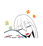無表情と幽霊（個別スタンプ：22）
