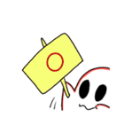 無表情と幽霊（個別スタンプ：26）