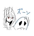 無表情と幽霊（個別スタンプ：29）