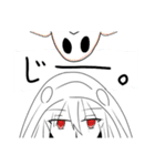 無表情と幽霊（個別スタンプ：30）