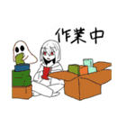 無表情と幽霊（個別スタンプ：31）