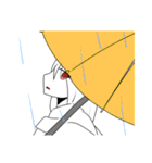 無表情と幽霊（個別スタンプ：38）