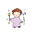 気持ち伝わる！ゆるカワ女子（個別スタンプ：17）