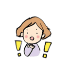 気持ち伝わる！ゆるカワ女子（個別スタンプ：25）
