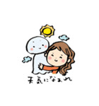 気持ち伝わる！ゆるカワ女子（個別スタンプ：31）