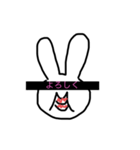 唇と眼鏡（個別スタンプ：4）