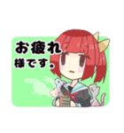 制服ゆる系女子＋α（個別スタンプ：3）