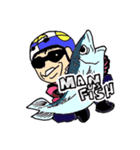 MAN VS FISH（個別スタンプ：6）