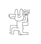 美術なうさぎ（個別スタンプ：8）