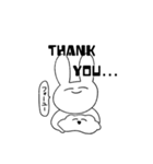 美術なうさぎ（個別スタンプ：14）